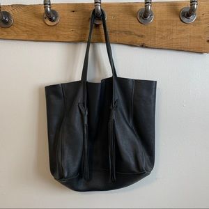 B-Low The Belt Black Leather Purse